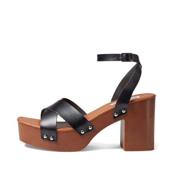 Steve Madden Dear Sandal Black 8 M - Picture 4 of 5